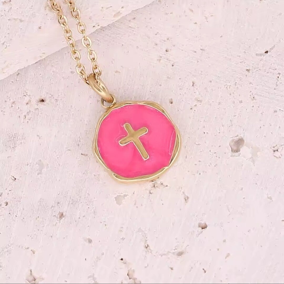 Ketting Roze Kruis