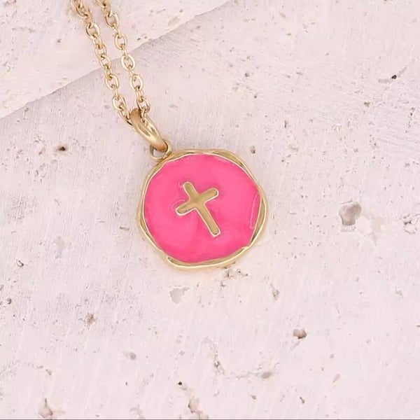 Ketting Roze Kruis