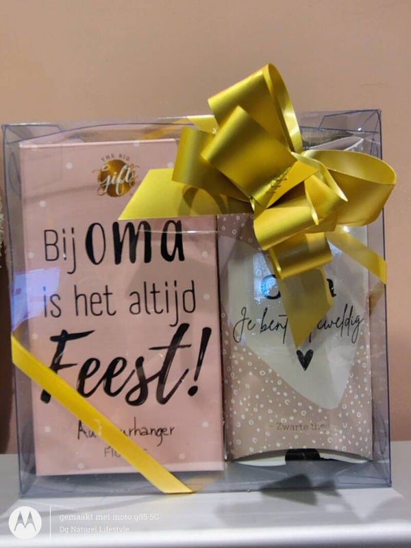 geschenk set  voor oma of mama