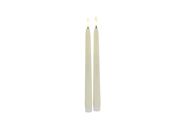 LED Kaars Diner Ø2,2 Élégance S s2 crème-2,2x2,2x28CM