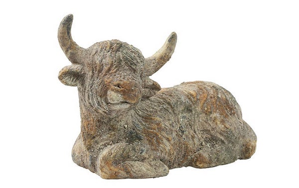 Schotse hooglander Fargo L grijs-22x11,5x17CM