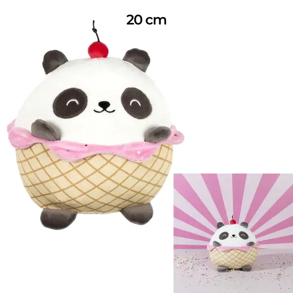 20cm panda pluche kawaii