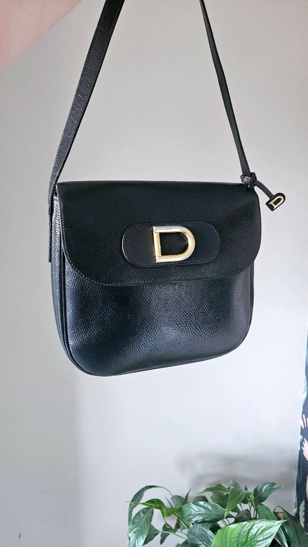 Delvaux navy crossbody