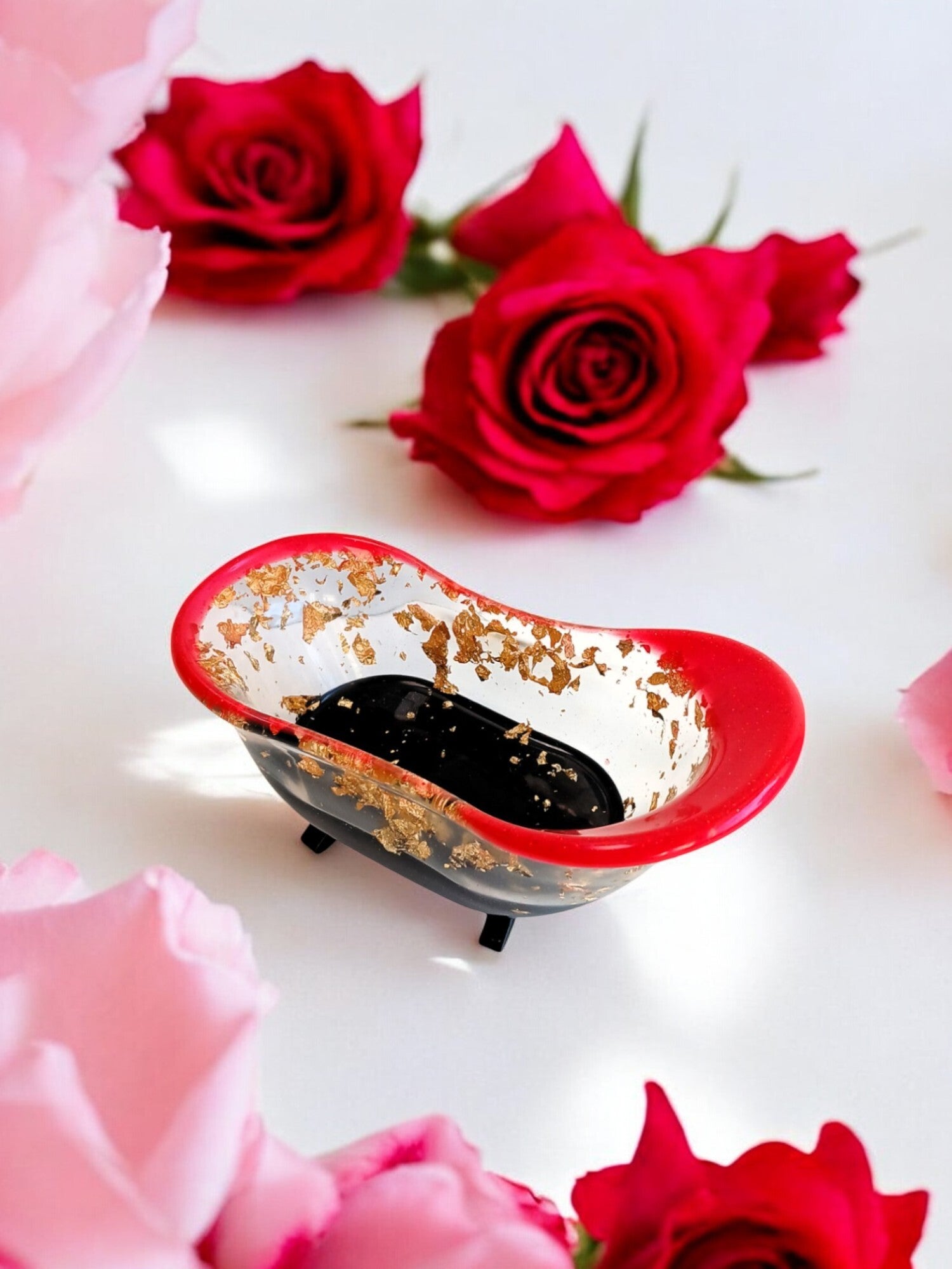 Mini baignoire éclat et or