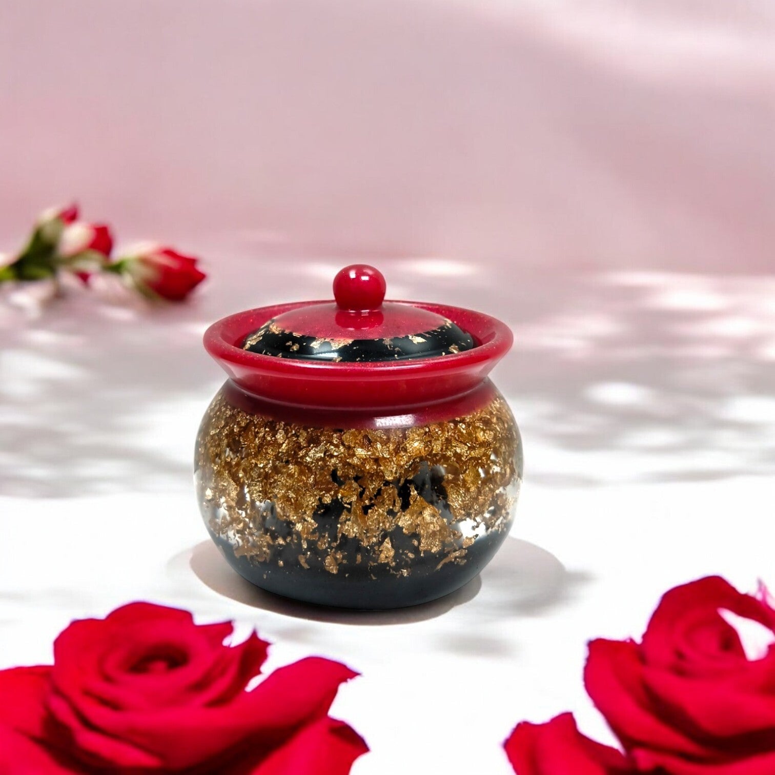 Pot écrin écarlate