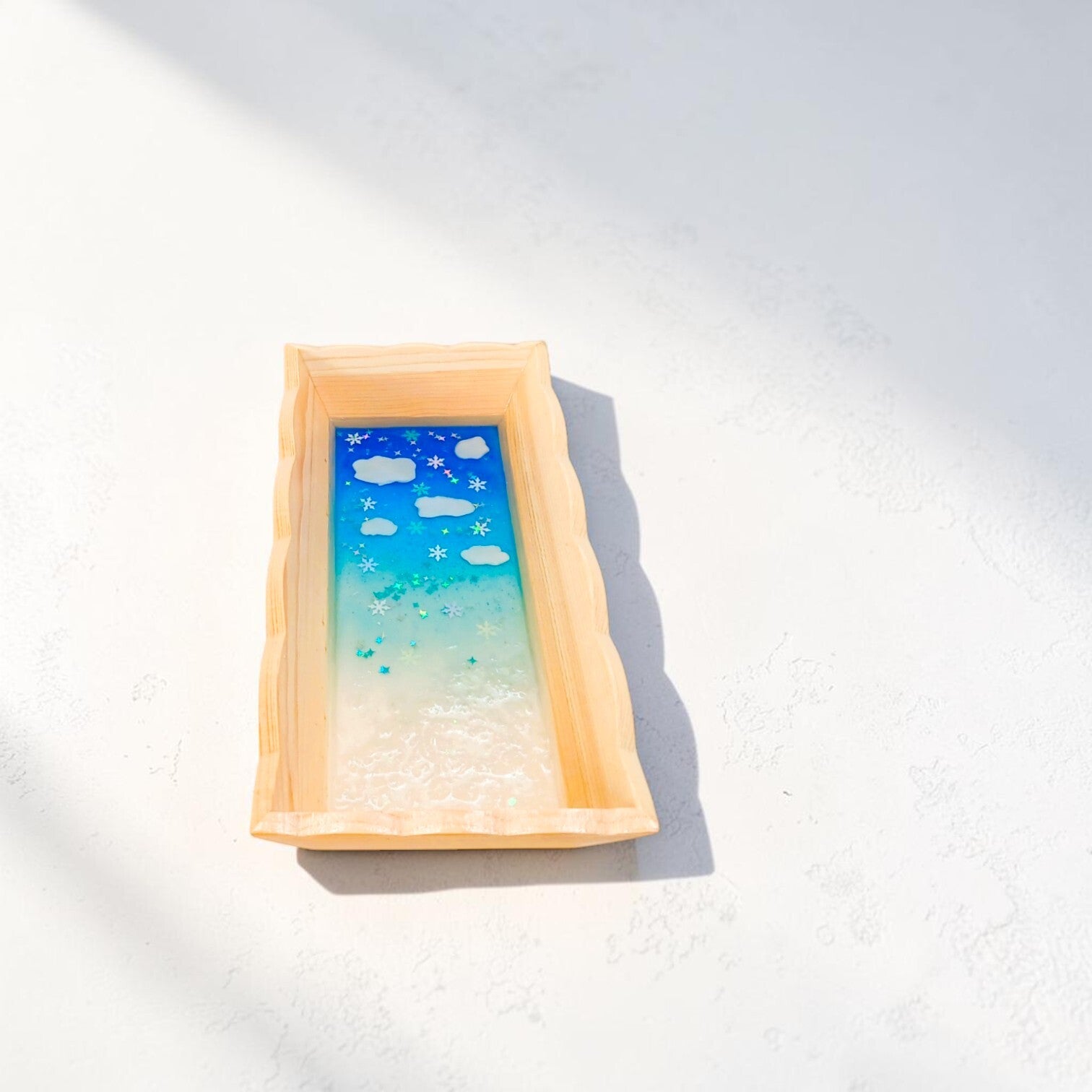 Vide poche écrin d'hiver