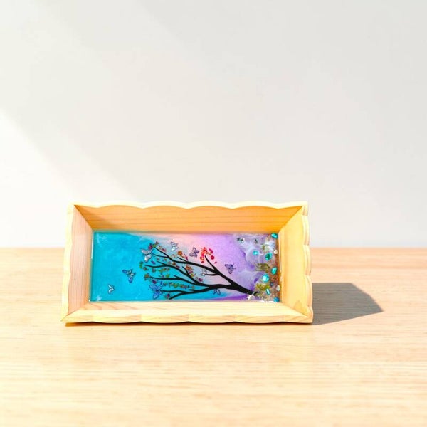 Vide poche féerique en bois