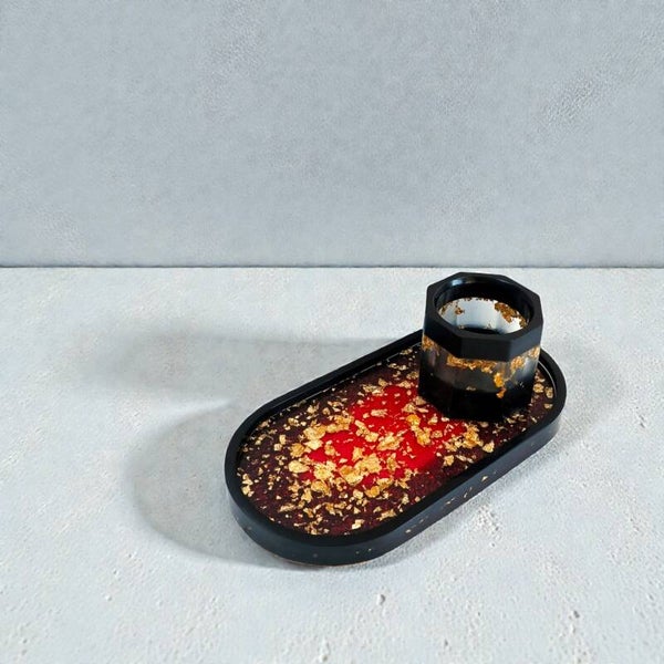 Vide-poche Or noir