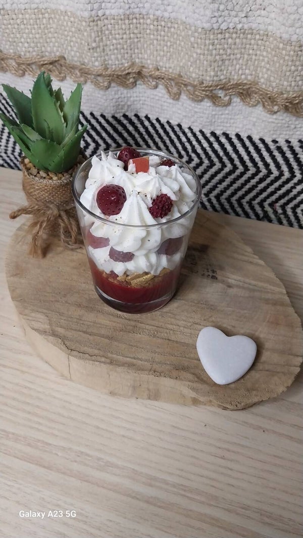Bougies fruits rouges