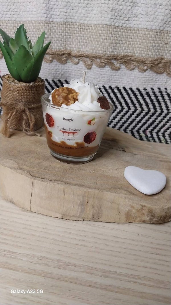 Bougie Rocher praline