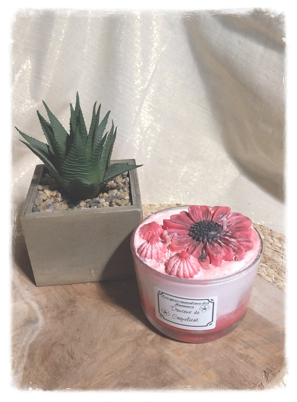 Bougie Coquelicot