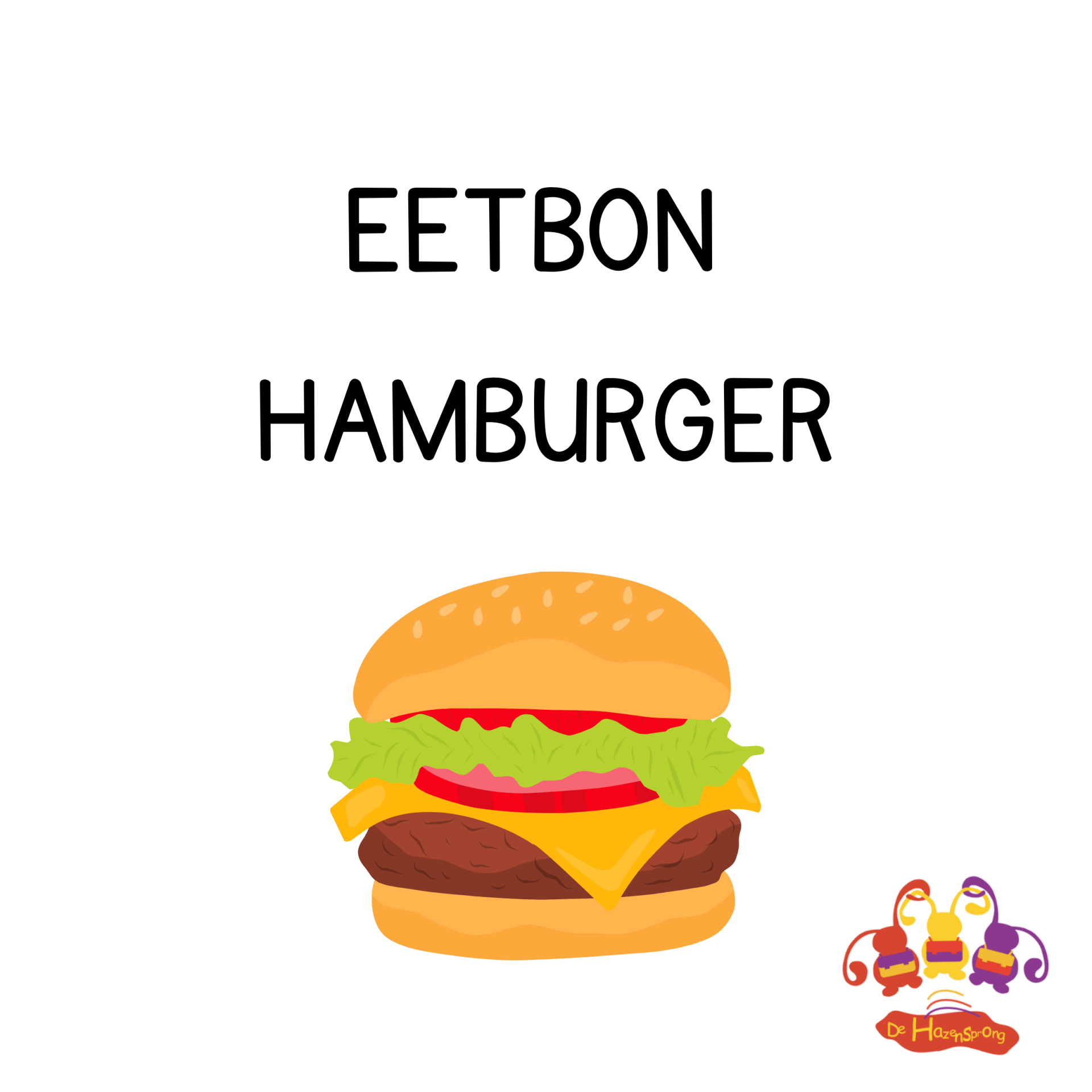 Eetbon - hamburger