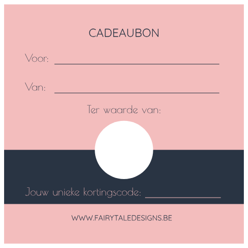 Fairy Tale Designs | Cadeaubon