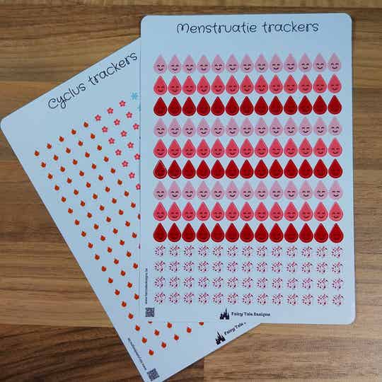 Set: Menstruatie en Cyclus trackers