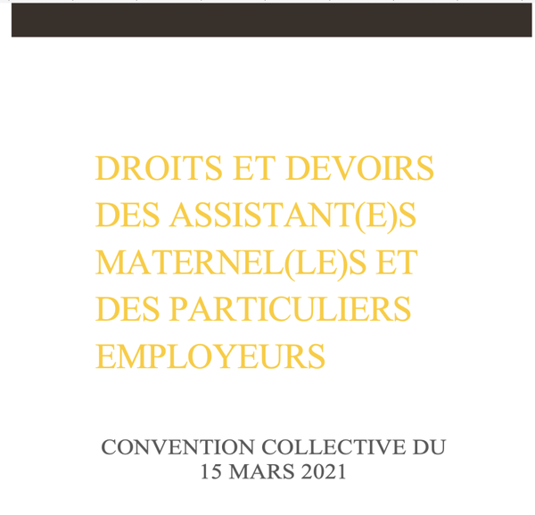 DROITS ET DEVOIRS DES ASSISTANT(E)S MATERNE(LE)S ET DES PARTICULIERS EMPLOYEURS