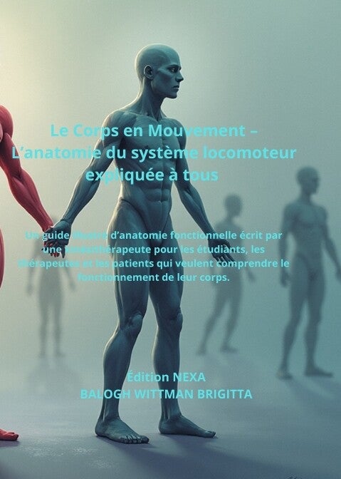 Le Corps en Mouvement  L'anatomie du système locomoteur expliquée à tous  Un guide illustré d'anatomie fonctionnelle écrit par une kinésithérapeute pour les étudiants, les thérapeutes et les patients qui veulent comprendre le fonctionnement de leur corps.