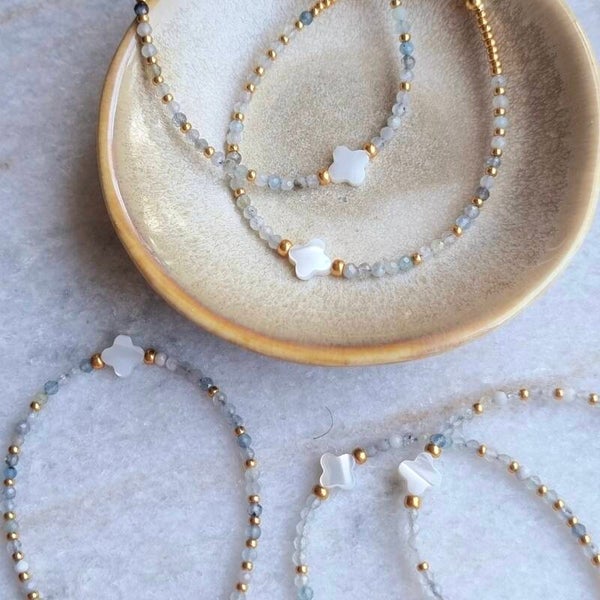 Aquamarine Bracelet Gold