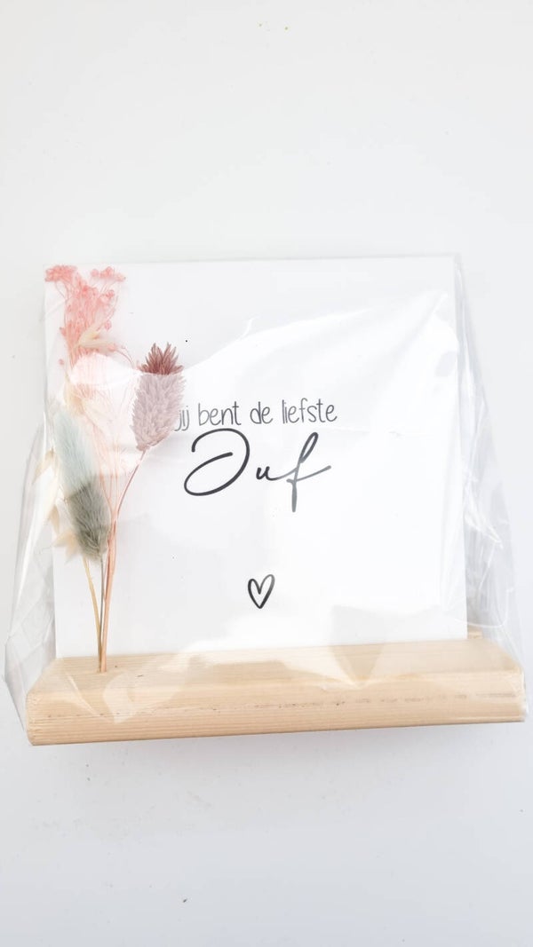 Forex tegel - 'De liefste juf'