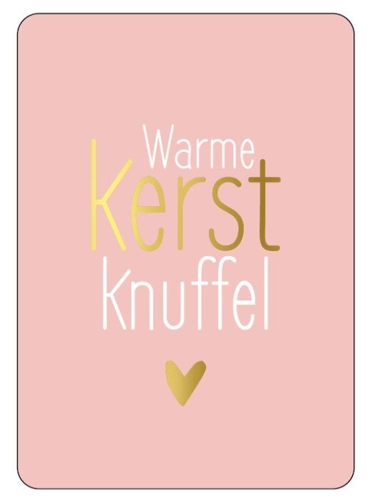 Warme kerstknuffel