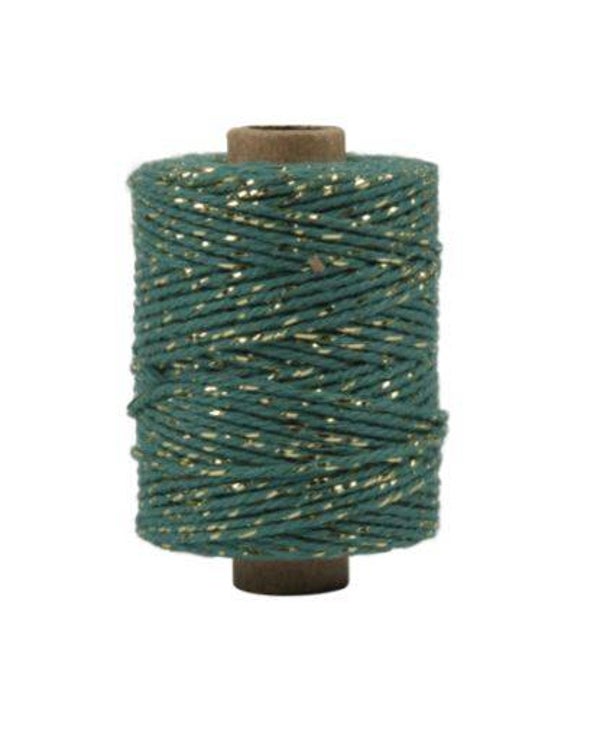 Touw- Zeegroen / goud