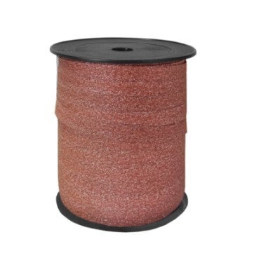 Krullint glitter bordeaux rood