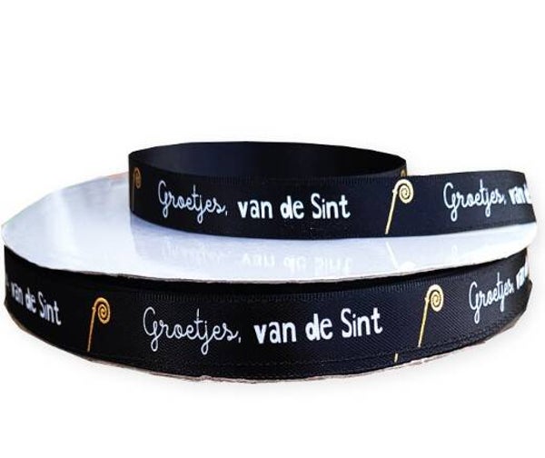 Satijnlint- groetjes van de sint