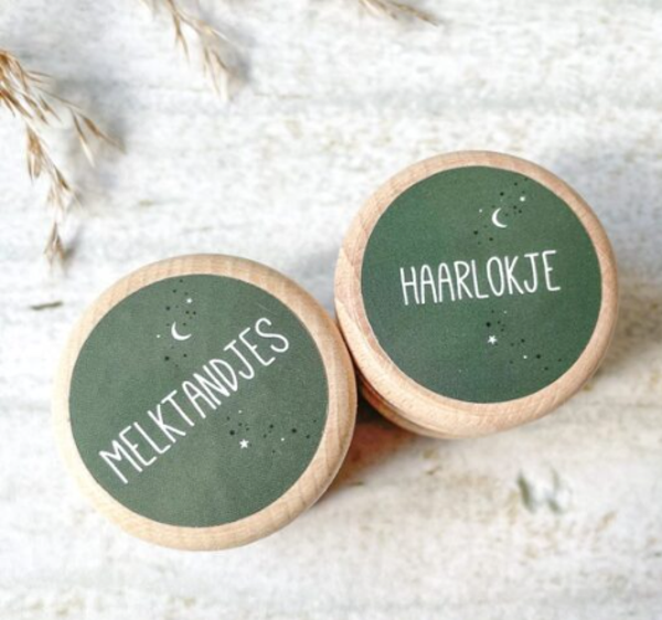 Bewaardoosjes Melktandjes en Eerste Haarlokje