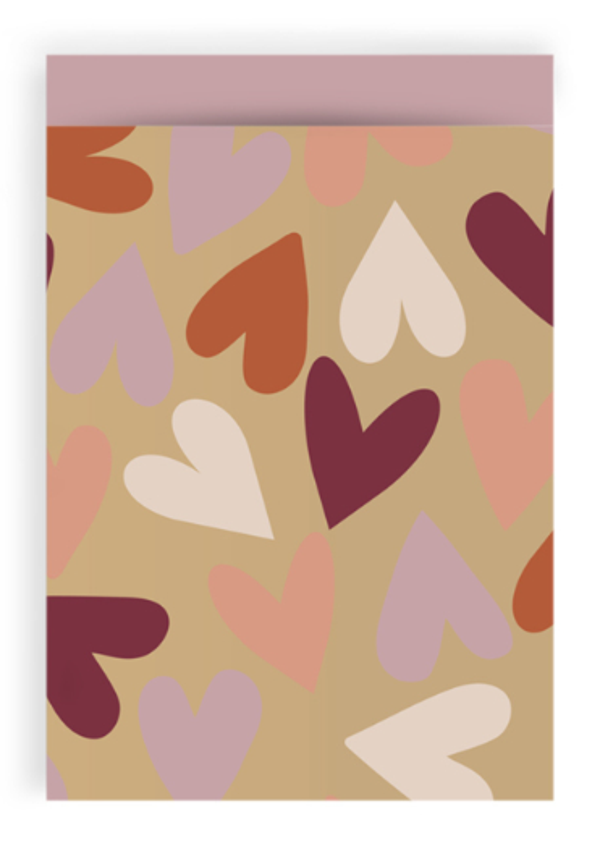 Cadeauzakjes L - Harten