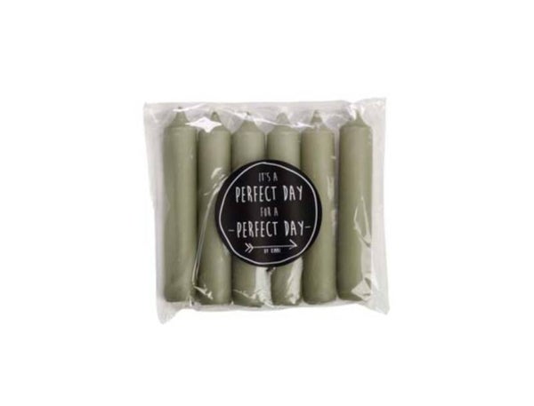 Rustik Lys- Dinerkaarsen Ecualyptus