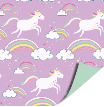 Cadeaupapier 30 cm - Unicorn