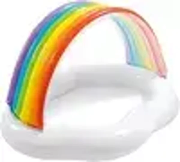 Intex regenboog op wolk zwembad 142x119cm