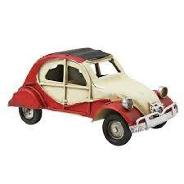 Clayre & Eef model auto 'EEND' (rood-wit)