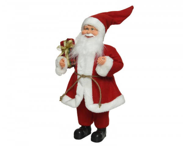 Kerstman met pakje.