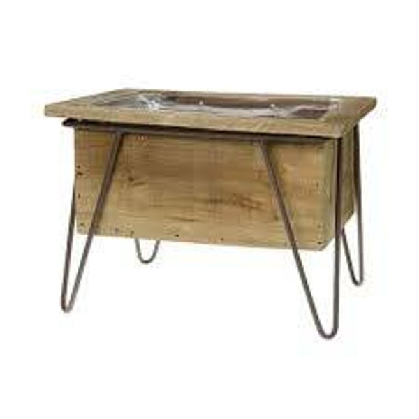 Natural Collections Planter oud hout op poten