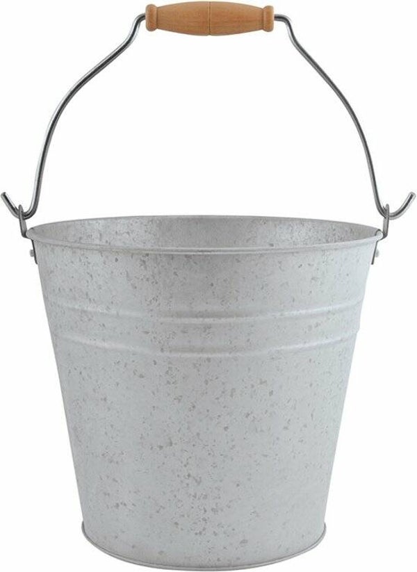 Oud zink emmer 5 lt