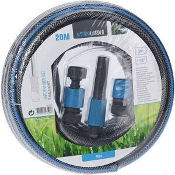 Tuinslangset 20m 4 delig 