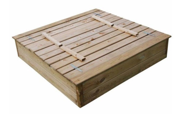Zandbak geimpregneerd 100% FSC grenenhout 120x120x40cm