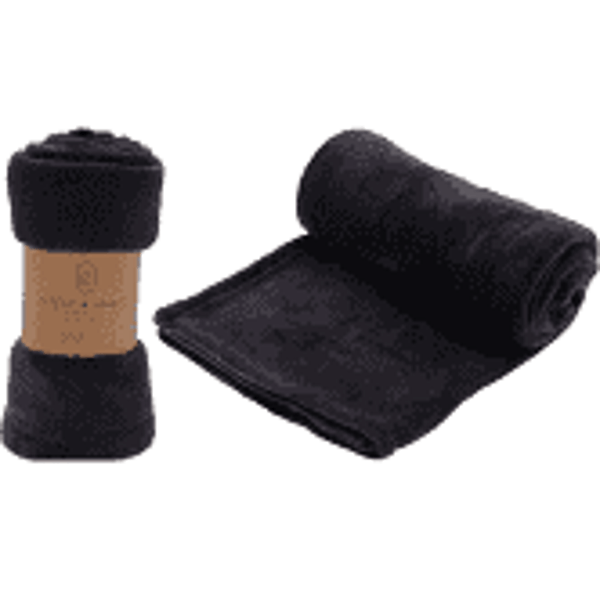 Fleecedeken 125x150cm antraciet 250 gram per m2