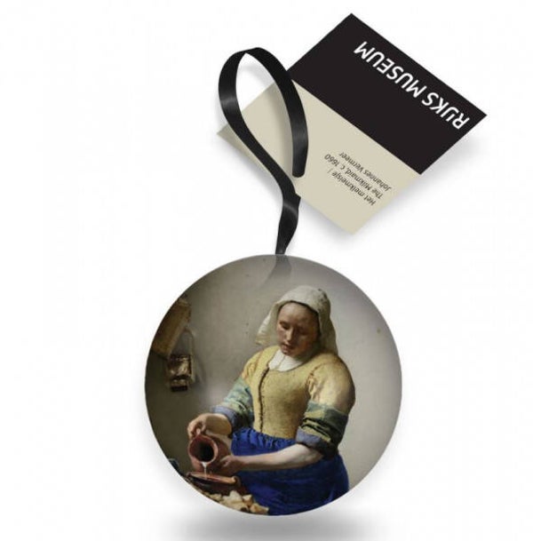 Kerstbal 'Het melkmeisje van vermeer'