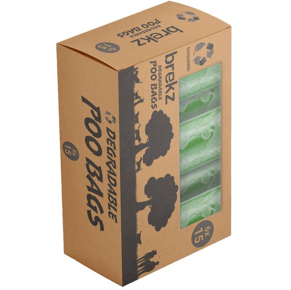 Biologisch afbreekbare poepzakjes (6x15 stuks)