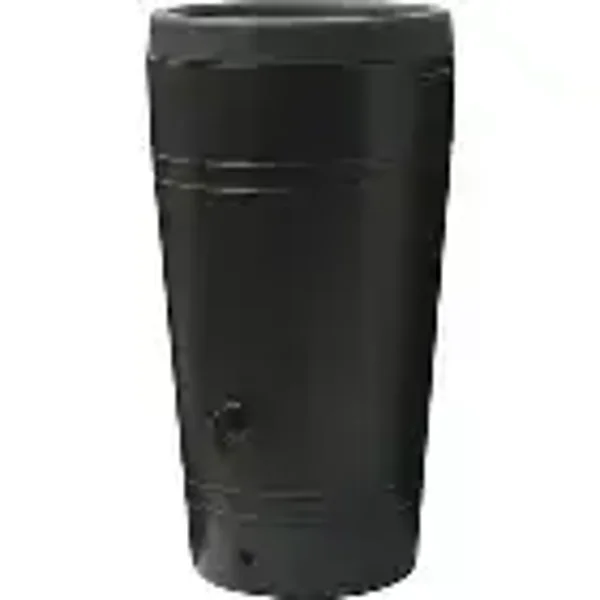 Regenton vaasvormige plantenbak PE, 230l, kraan.