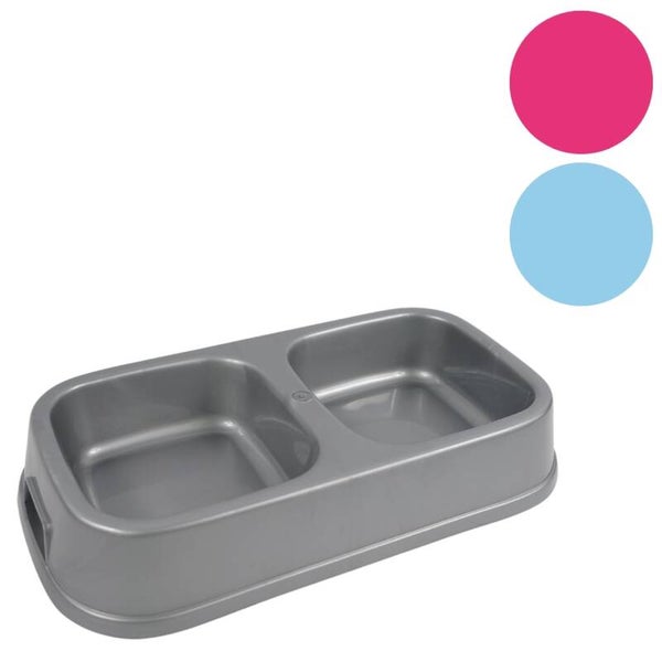 Good Boy voerbak hond duo 31 cm 3 assorti