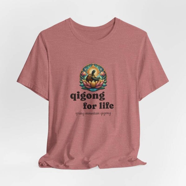 Basking in Qi Turtle T-Shirt