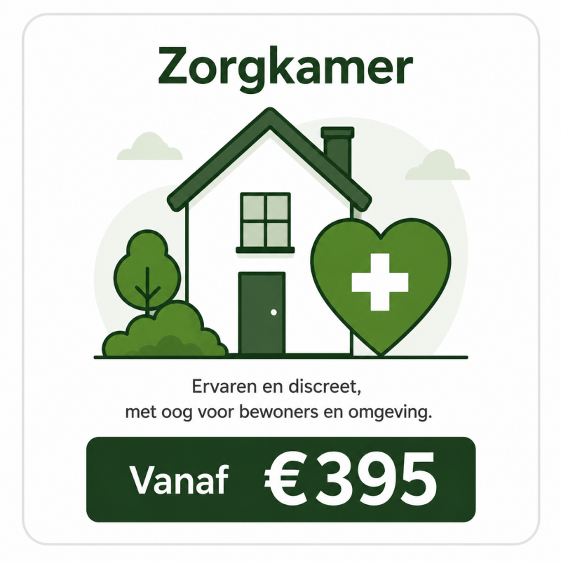 Professionele ontruiming van een zorgwoning door Net & Leeg Ontruiming