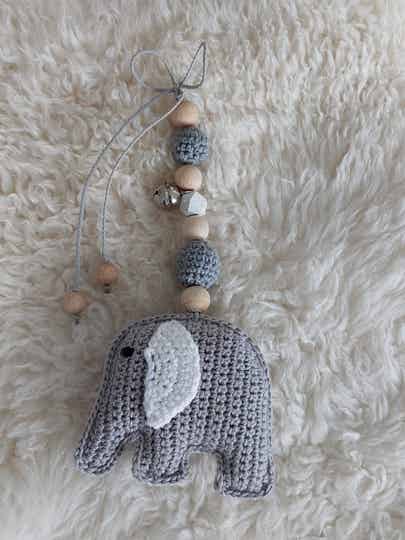Babyschalenanhänger Elefant🐘🩶