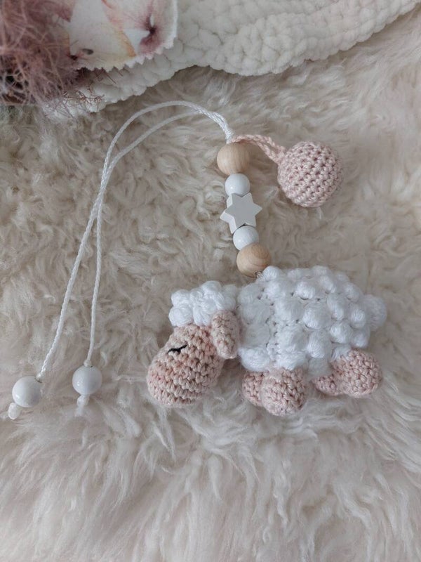 Babyschalenanhänger Schaf🐑🤍