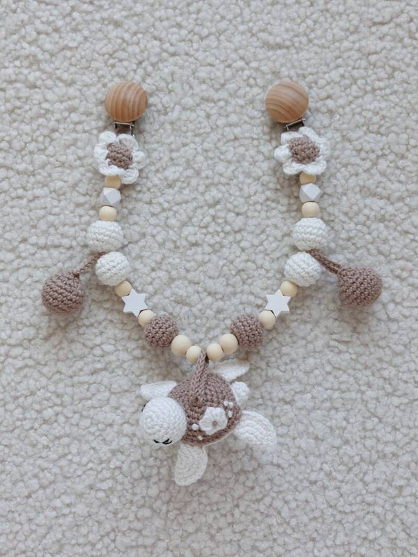 Kinderwagenkette Schildkröte🐢🤎