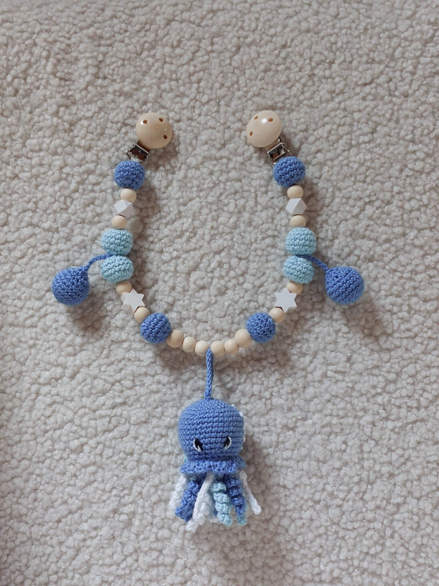 Kinderwagenkette Tintenfisch🐙💙