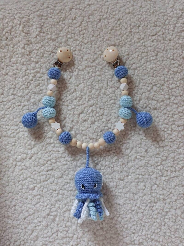Kinderwagenkette Tintenfisch🐙💙