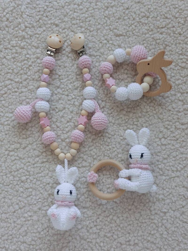 Baby Geschenkset Hase🐰🩷